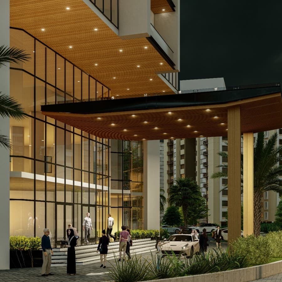 Heaven 20 Heights — lobby drop-off